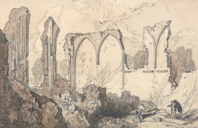 Ruina za Free School, Thetford, Suffolk od John Sell Cotman