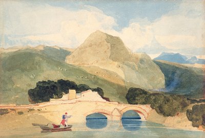 Tan-y-Bwlch (akvarel na papíře) od John Sell Cotman