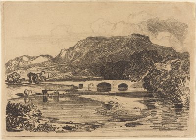 Tan y Bwlch, Severní Wales od John Sell Cotman