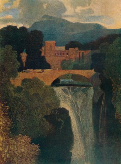 Vodopád, c1807, 1923 od John Sell Cotman