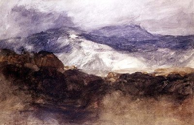 Velšské hory (akvarel na papíře) od John Sell Cotman