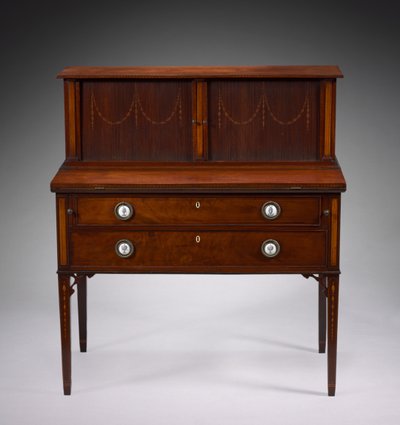 Tambour Desk, cca 1800 od John Seymour