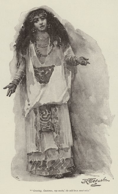 Montezumova dcera, H Rider Haggard od John Seymour Lucas