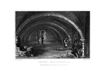 Starověká krypta, Southwark, 1830. od John Shury