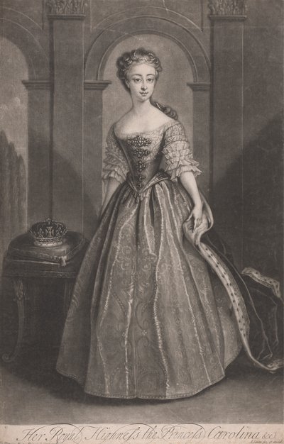 Její královská výsost princezna Carolina od John Simon