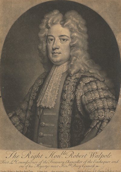 Sir Robert Walpole od John Simon