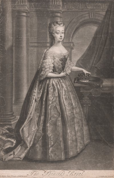 Princezna Royal (princezna Ann, nejstarší dcera George II.) od John Simon