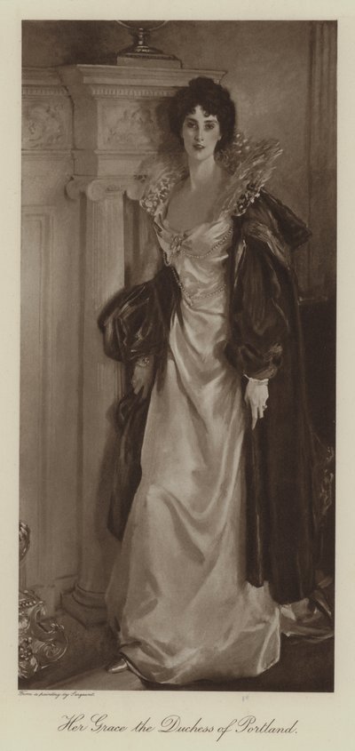 Její milost vévodkyně z Portlandu (litho) od John Singer (after) Sargent
