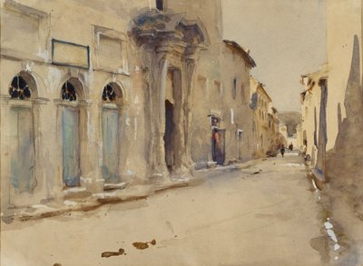 Ulice ve Španělsku, c1880 od John Singer Sargent