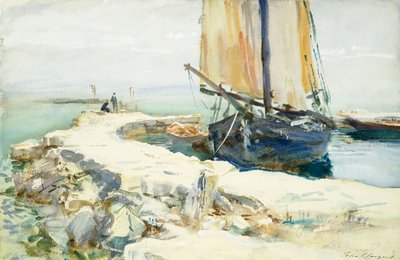 Nad jezerem Garda od John Singer Sargent