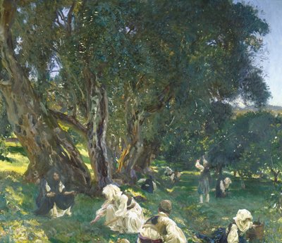 Albánští sběrači oliv od John Singer Sargent