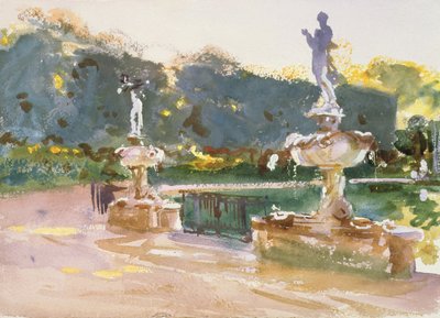 Zahrady Boboli, kolem roku 1907 od John Singer Sargent