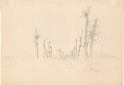 Devastovaná krajina [verso], 1918. od John Singer Sargent
