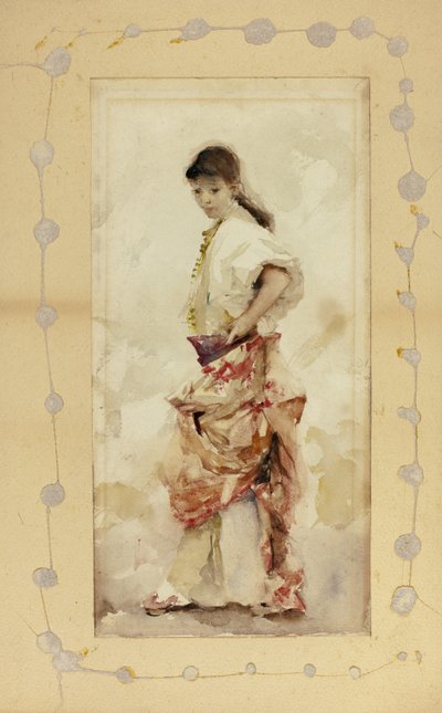 Dívka ve španělském kostýmu, před rokem 1880 od John Singer Sargent