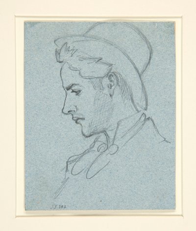 Hlava mladého muže od John Singer Sargent