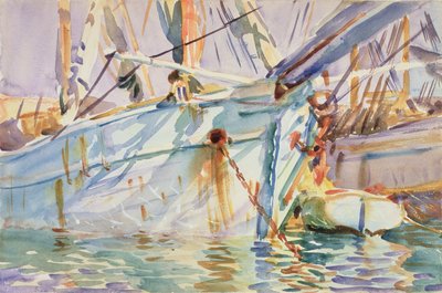 V levantském přístavu (wc na papíře) od John Singer Sargent