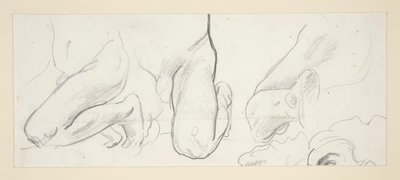 Klečící postavy od John Singer Sargent