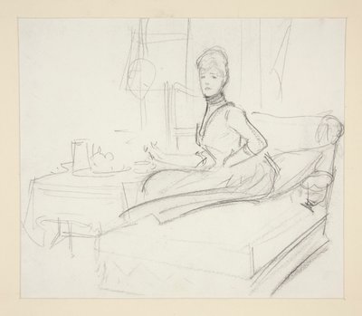 Dáma u čajového stolu od John Singer Sargent