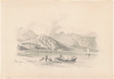 Lake Shore, Menaggio [recto] od John Singer Sargent
