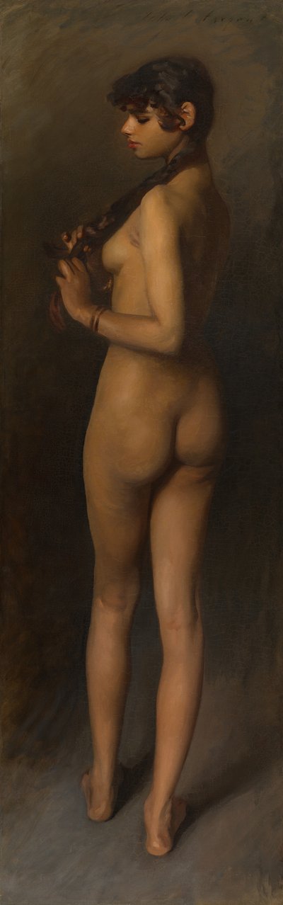 Životní studie egyptské dívky, 1891. od John Singer Sargent
