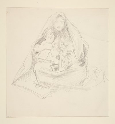 Madonna a dítě od John Singer Sargent