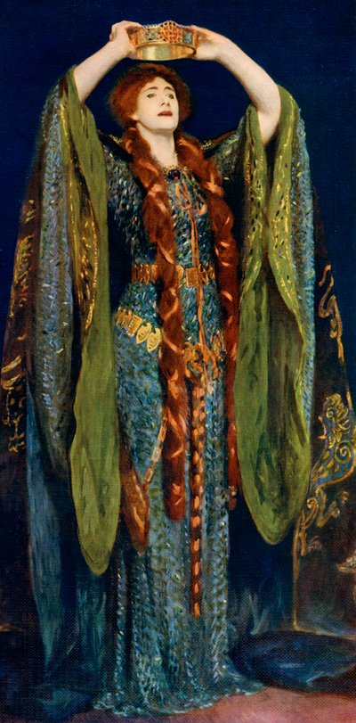 Slečna Ellen Terry jako Lady Macbeth, 1906, 1912. od John Singer Sargent