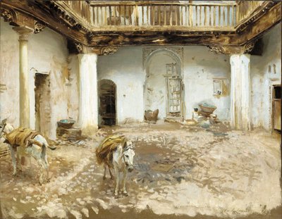 Maurské nádvoří od John Singer Sargent