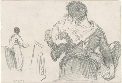 Matka a dítě [recto], c. 1871-1872. od John Singer Sargent