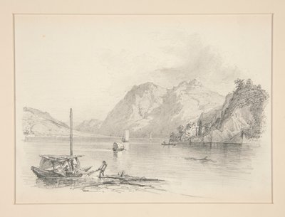Horské jezero od John Singer Sargent