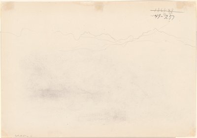 hory [verso] od John Singer Sargent