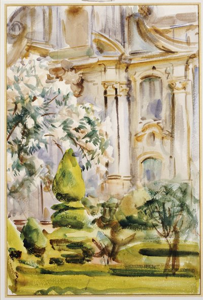 Palác a zahrady, Španělsko, 1912 od John Singer Sargent