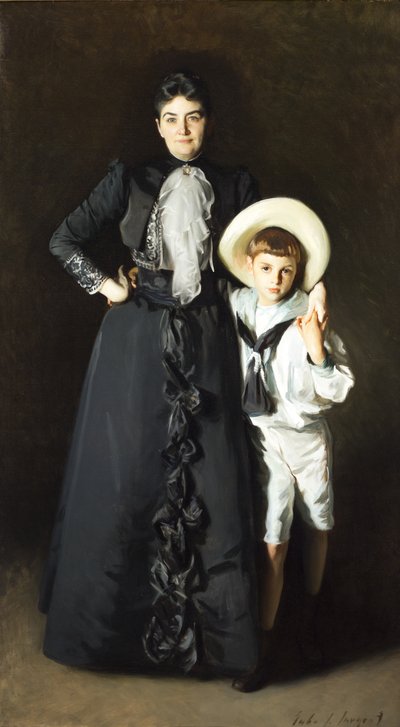 Portrét paní Edward L. Davisové a jejího syna Livingstona Davise od John Singer Sargent