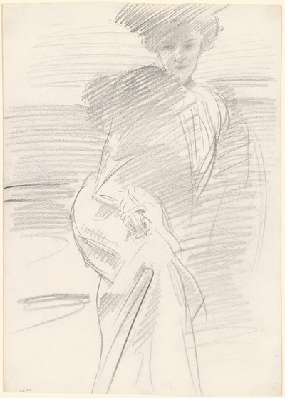Sedící žena od John Singer Sargent