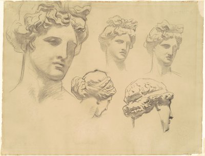 Studie pro "Apollo a múzy" od John Singer Sargent