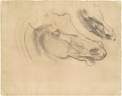 Studie pro „Apollo ve svém voze s hodinami“ od John Singer Sargent