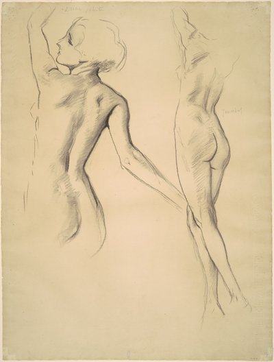 Studie pro "Taneční figury" od John Singer Sargent