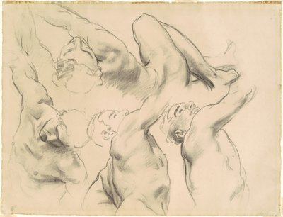 Studie pro "nebe" a "peklo" od John Singer Sargent