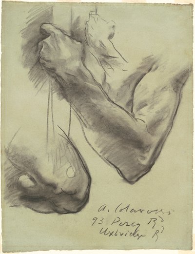 Studie pro "Triumf náboženství" od John Singer Sargent