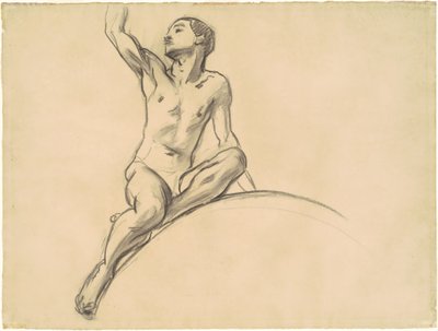 Studie pro obrázek nad "Hudba" od John Singer Sargent