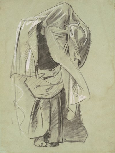 Studie pro Frieze of Prophets, 1890-1892. od John Singer Sargent