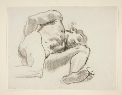 Studie pro Prometheus, rondel, Rotunda, Museum of Fine Arts Boston od John Singer Sargent