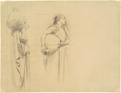 Studie na "The Danaïdes" od John Singer Sargent