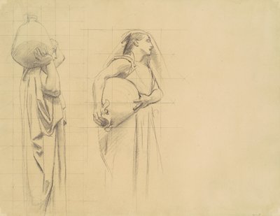 Studie pro The Danaïdes, 1922-1925. od John Singer Sargent