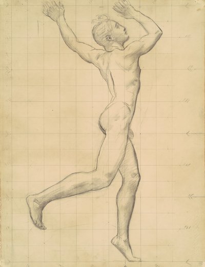 Studie Apolla pro Apolla a Daphne, c. 1918. od John Singer Sargent