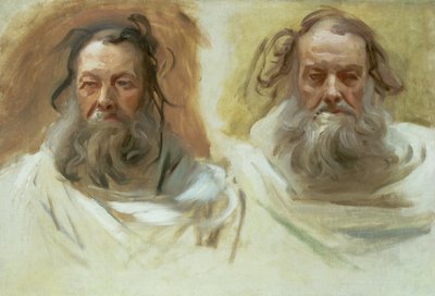 Studie dvou hlav: Proroci, kolem roku 1892 od John Singer Sargent