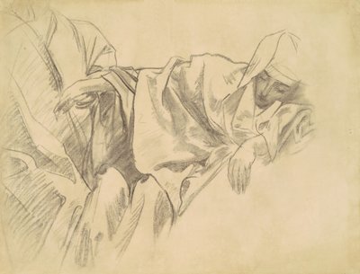 Studie o ukřižování pro patnáct tajemství růžence, 1903-1916. od John Singer Sargent