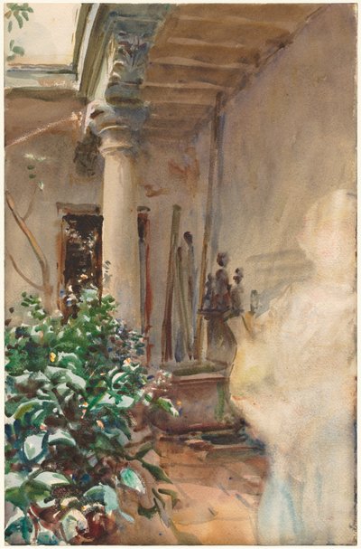 Patio od John Singer Sargent