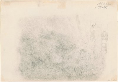 Kmeny stromů [verso], 1868-1869. od John Singer Sargent