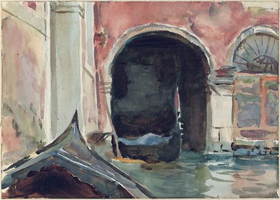 Benátský kanál od John Singer Sargent
