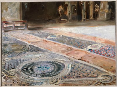 Benátský interiér od John Singer Sargent